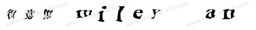 得意黑Smiley San字体转换